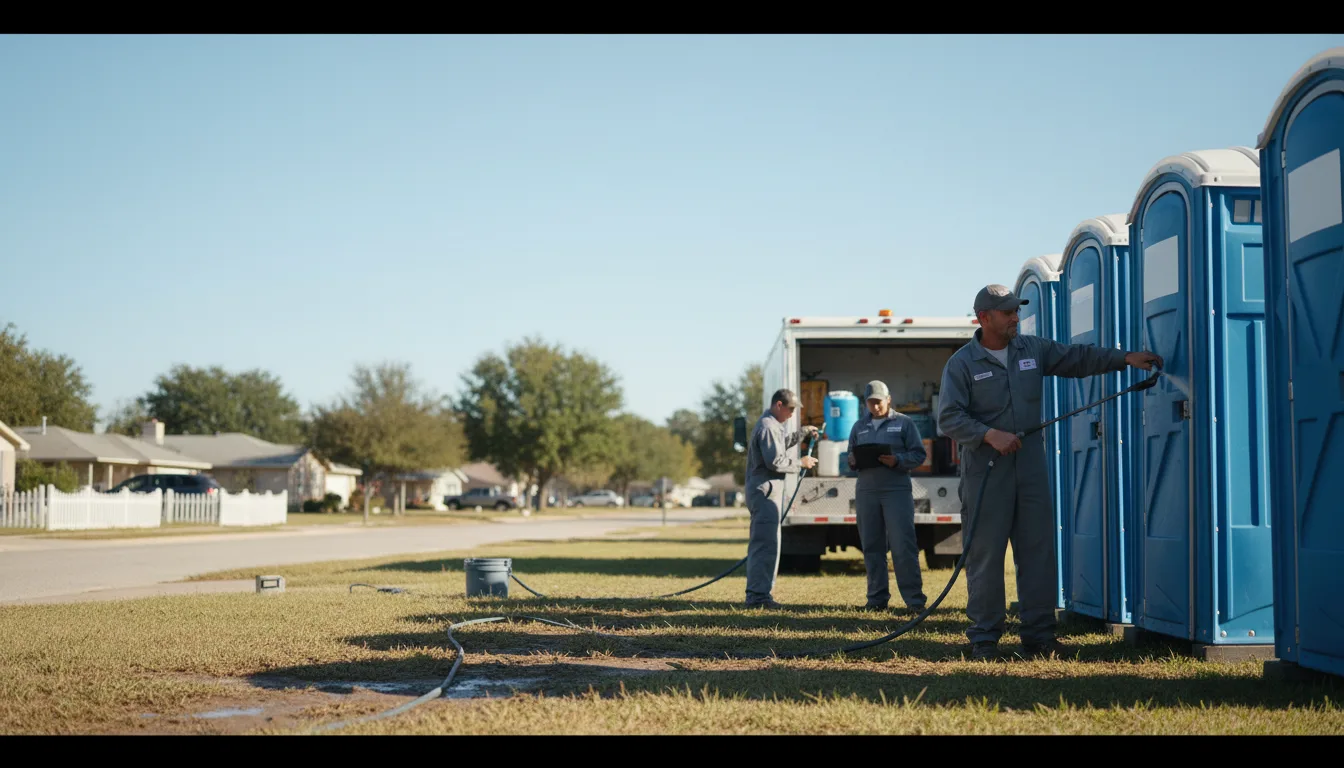 Long-Term Portable Toilet Rental in Lone Star, TX near me